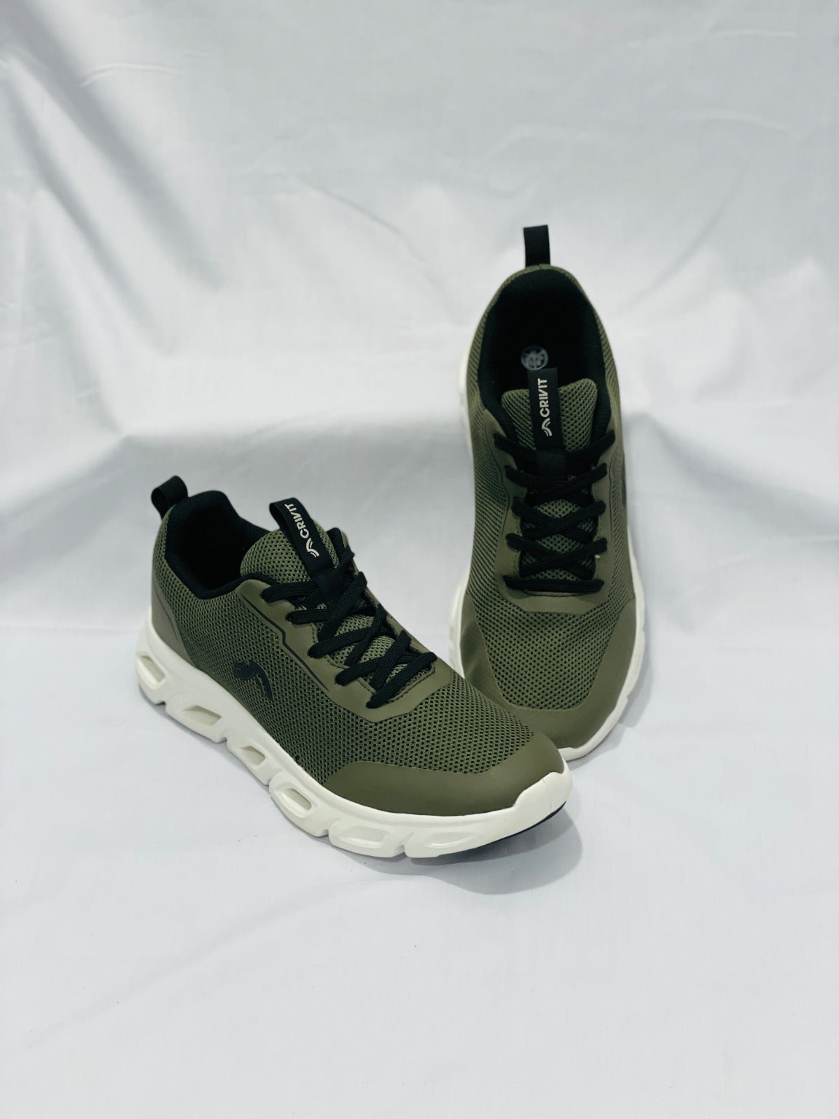 Crivit Men’s Lightweight Mesh Sneakers - Olive